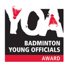 Badminton England Young Officials Award logo
